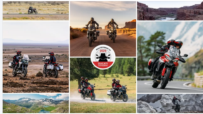 Participez au concours international Multistrada V4 Voyagers 2025 